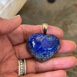 Lapis Heart Pendant